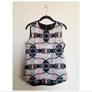 H&M Sleeveless Floral Top | Size 8